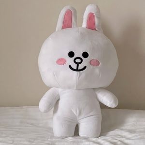 NWT Line Friends CONY 19.75" White Rabbit Plush